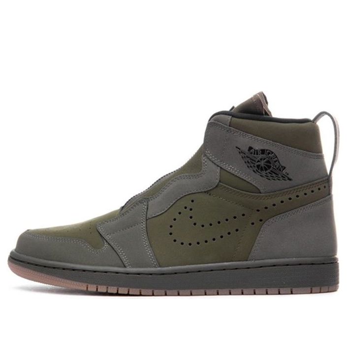 Air Jordan 1 High Zip 'Olive Canvas'  AR4833-300 Iconic Trainers